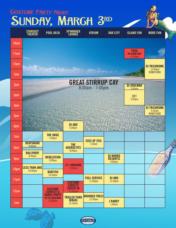 311 Caribbean Cruise
