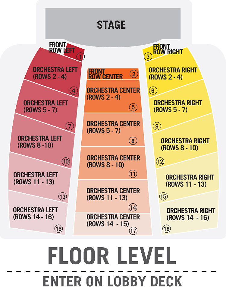 Floor Level Standing Room Chart Floor